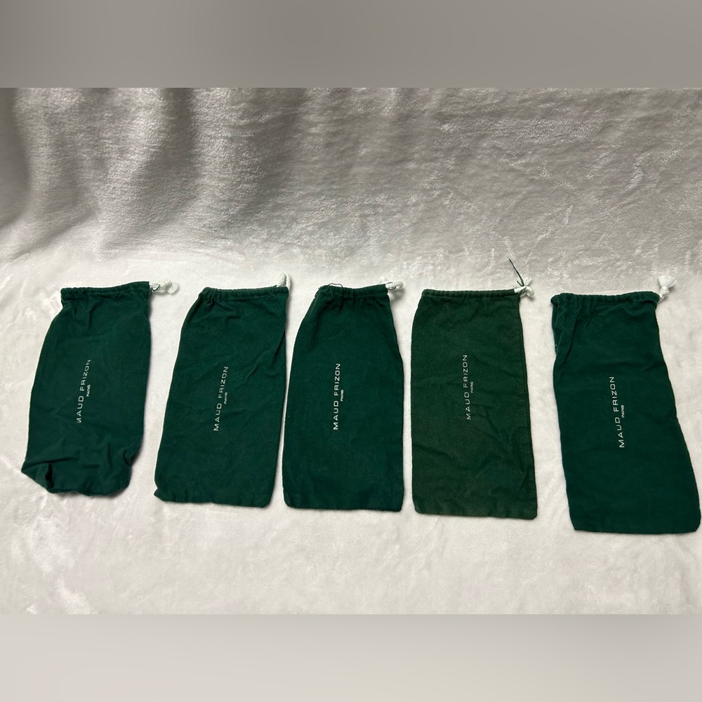 5 Vintage Maud Frizon green Storage & Organization shoe Protector dust bag